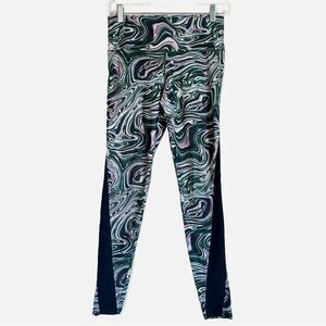 Tuckernuck Rare Marbled Print Patterned Athletic Leggings Women’s Size Small
